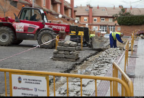 Comienzan las obras de mejora en la plaza de la Paz y calles aledañas de Guadalajara