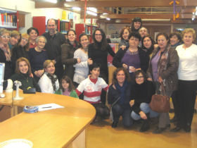 El actor Joaquín Notario protagoniza un interesante encuentro con los lectores de la Biblioteca de Yunquera