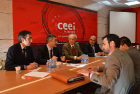 El presidente de GICAMAN se reúne en el CEEI Guadalajara con representantes de CEOE-Cepyme