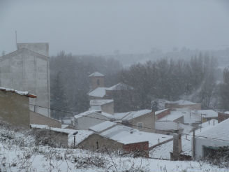 La nieve complica el tráfico y afecta a 34 rutas escolares en Guadalajara