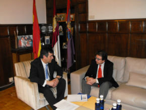 Reunión entre el Alcalde y el Rector de la Universidad de Alcalá de Henares