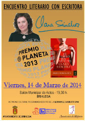 Este viernes, encuentro con la escritora Clara Sánchez en Brihuega