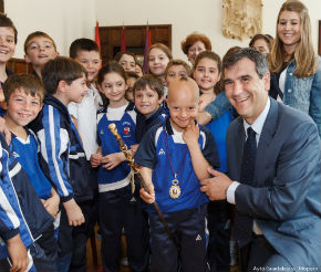 Alumnos del Sagrado Corazón visitan el Ayuntamiento