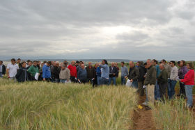 Más de 70 agricultores participan en una jornada de puertas abiertas en el Centro Agrario de Marchamalo 