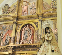 La Virgen de la Antigua ya está en la Concatedral de Santa María