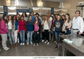 Más de 60 alumnos de ciclos formativos sanitarios visitan el Hospital Universitario de Guadalajara