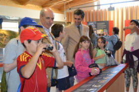 Cerca de 40 escolares del CEIP Alvar Fáñez de Minaya conocen de primera mano el Parque Natural del Barranco del Río Dulce 