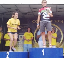 Santiago Madrona y Alicia Campos, campeones de la I Copa BTT-Desafío Albacete 