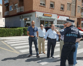 Los concejales de Seguridad y Servicios Municipales visitan la zona de la Amistad