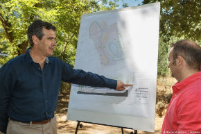 Todo dispuesto para la construcción del Jardín de las Torres en una zona degradada de la ciudad