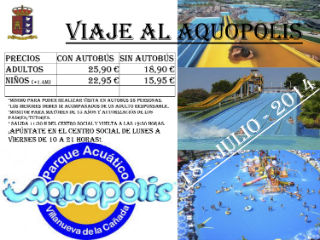 Aquopolis, refrescante próximo destino para los vecinos de Villanueva de la Torre este julio