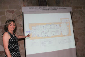 La AAISS presenta en Sigüenza el proyecto de Centro de Interpretación del Románico en el que se convertirá el monumento