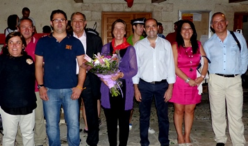 La presidenta de la Diputación pregona las fiestas de Peñalver, en honor a la Virgen de la Salceda
