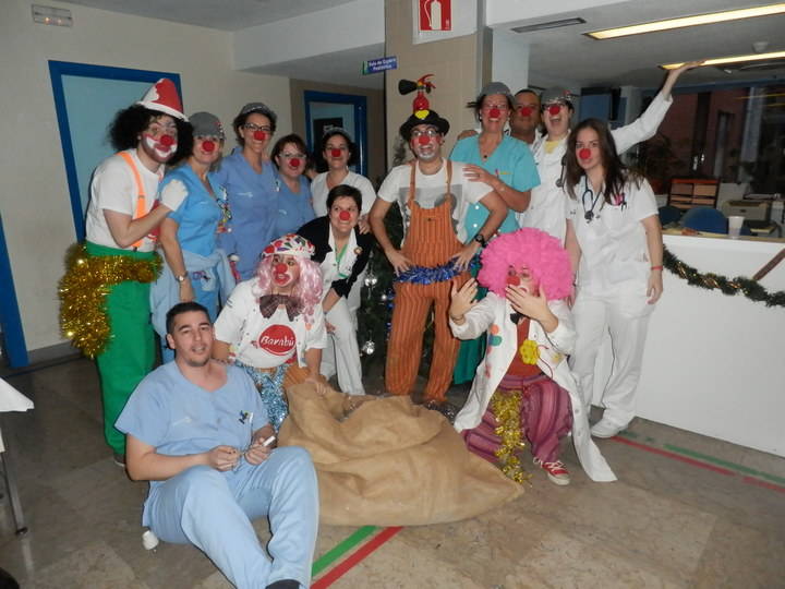 Mañana de sonrisas en el Hospital Universitario de Guadalajara