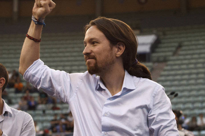 El líder de extrema izquierda, Pablo Iglesias dice que el himno español es una "cutre pachanga fachosa"