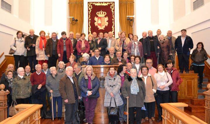 La Asociación de Jubilados de Pastrana visitó las fundaciones de Santa Teresa en Toledo