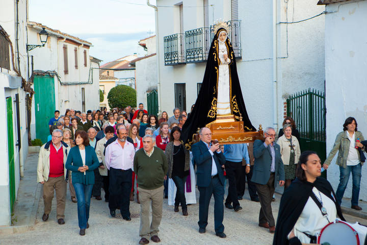 Solemnidad, devoción y música cofrade en la Semana Santa fuentenovillera