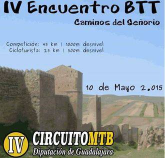 El domingo 10, IV Encuentro BTT “Caminos del Señorío”, cuarta prueba del Circuito MTB Diputación de Guadalajara