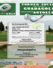 Este sábado 16 de mayo tendrá lugar un nuevo Torneo Social de Guadalajara Club de Golf, en el “Gran Premio Autoelia”