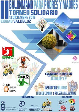 El Centro Deportivo Municipal ‘Valdeluz’ acoge este domingo el II Torneo Solidario de Balonmano