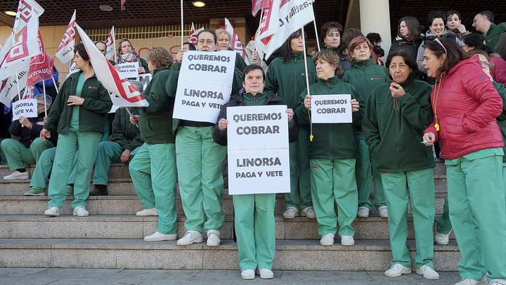 Protestas en otras provincias contra los impagos de Linorsa.