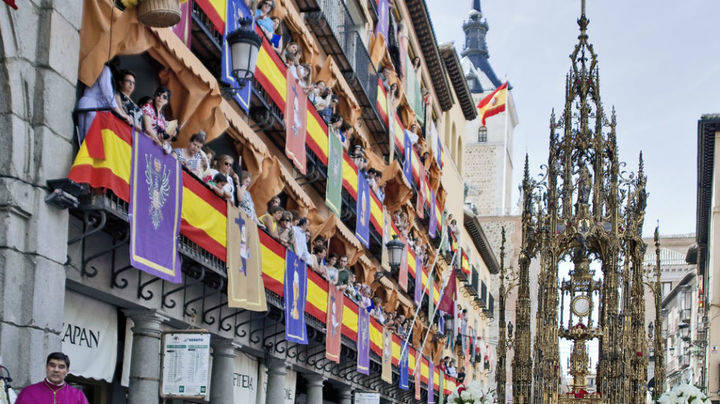 Miles de fieles y turistas podrán contemplar la restaurada Custodia de Arfe del Corpus de Toledo, fiesta declarada de Interés Turístico Internacional