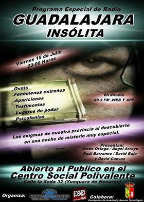 Noche de OVNIs, psicofonías y fenómenos anómalos en Guadalajara