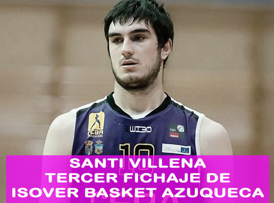 El escolta Santi Villena, tercer fichaje del Isover Basket Azuqueca