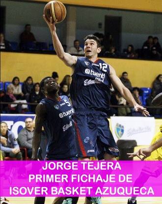Jorge Tejera, primer fichaje de la temporada del Isover Basket Azuqueca